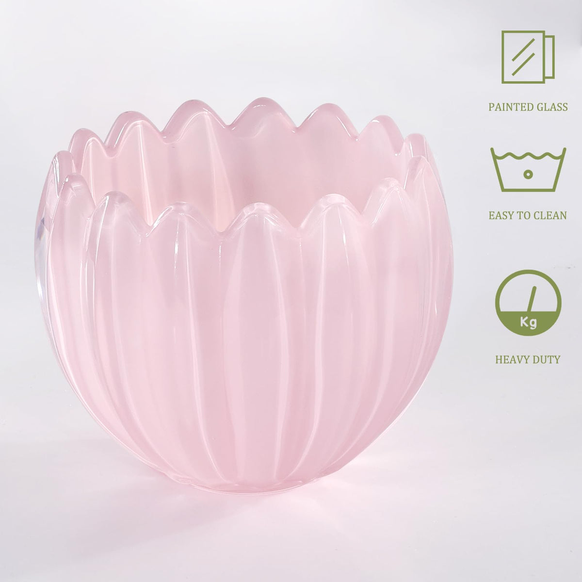 Tulip Lamp Shades Replacement (Cream Pink)