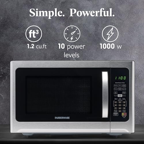 1.2 Cu. Ft. Countertop Microwave Oven (1.2 Cu. Ft. / Stainless Steel)