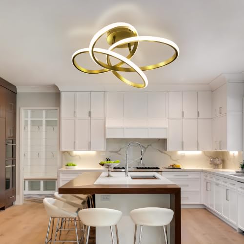 20" LED Chandelier (Gold / 20in)