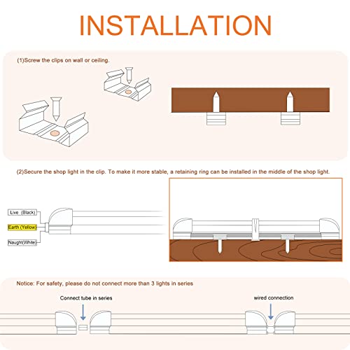 8ft LED Shop Light