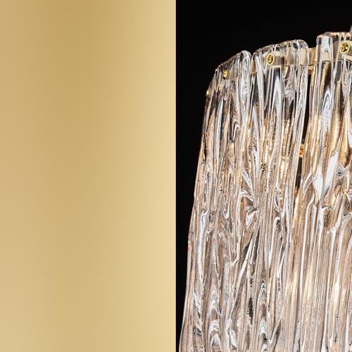 Modern Crystal Glass Chandelier Luxury Round Chandeliers