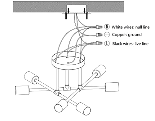 Modern Sputnik Chandelier