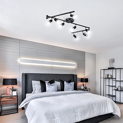 LED 8 Light Track Lighting Kit (Black / 8 Light)