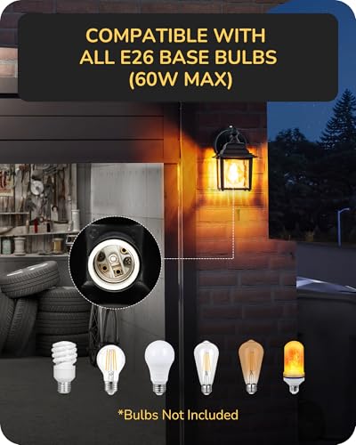 2 Pack Outdoor Wall Lights