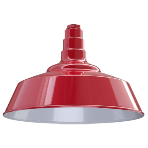 Industrial Pendant Light 20 Inch Extra Large Steel Warehouse Dome Fixture