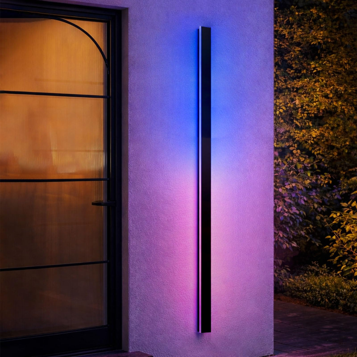 Outdoor Wall Lights (RGB (Red, Green, Blue) / 1pack-70.8Inch*2inch)