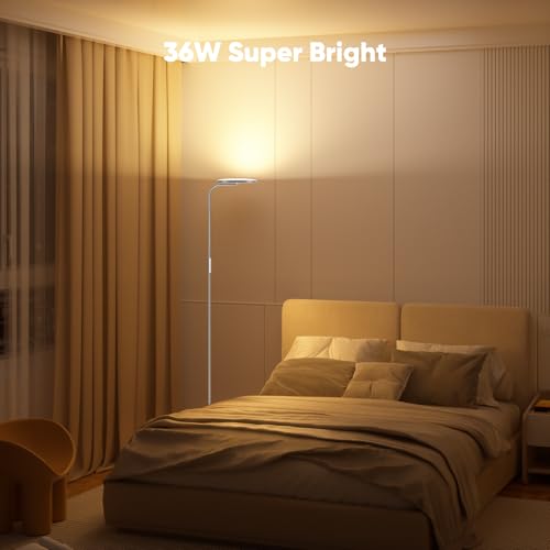 36W LED Floor Lamp (Silver)