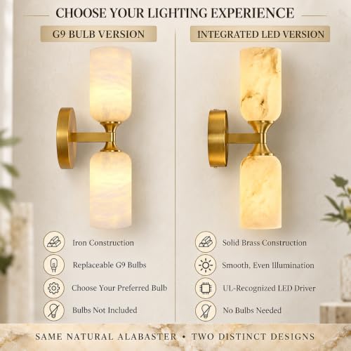 Alabaster Wall Sconce