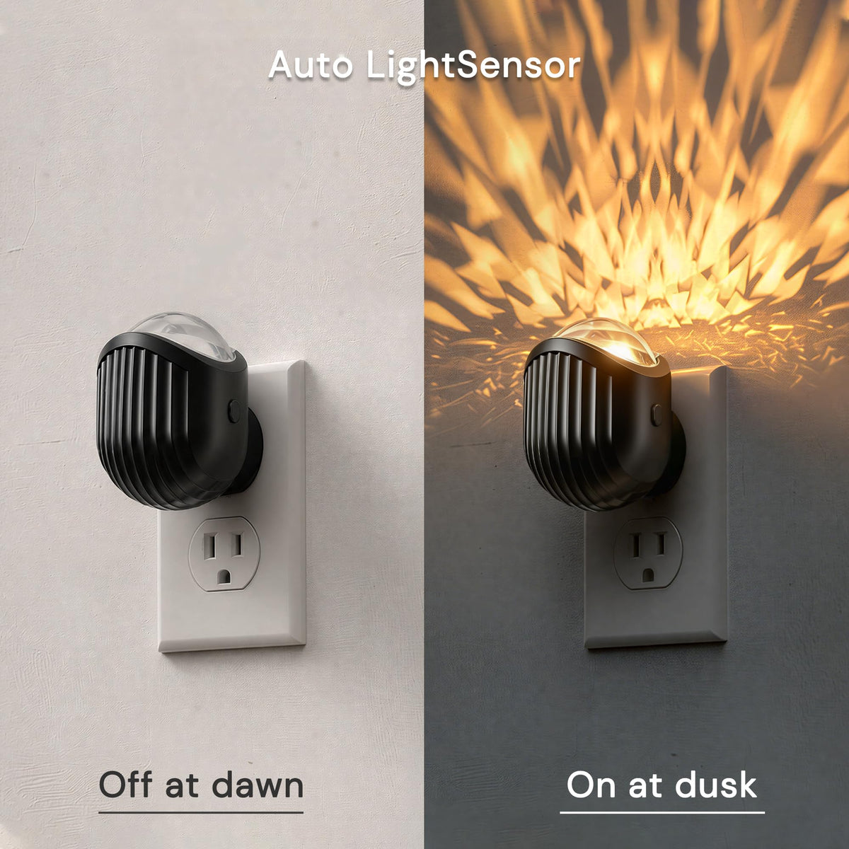 Night Lights Plug into Wall (whale-3000k / 2 Pack)