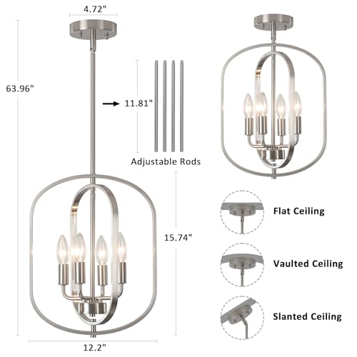 Black and Gold Chandelier for Dining Room