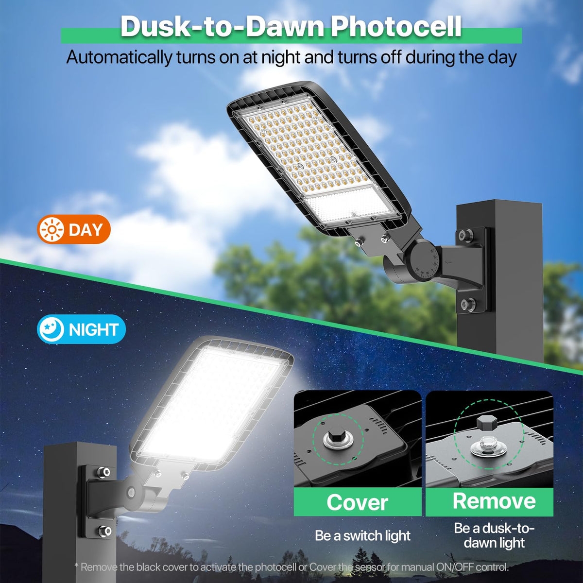 LED Parking Lot Lights Outdoor (5000K)