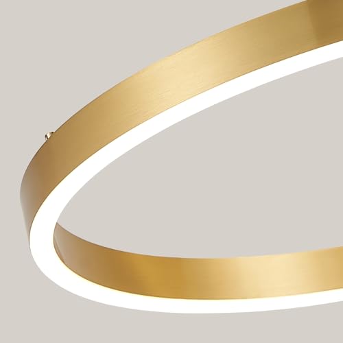 Modern LED Ring Chandeliers Large Chandelier for High Ceiling