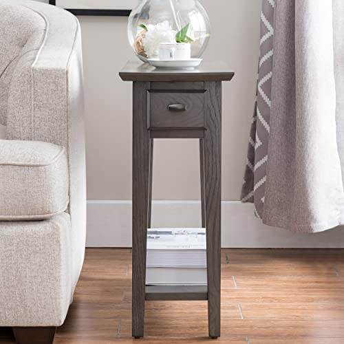 Teegan End Table (Smoke Gray)