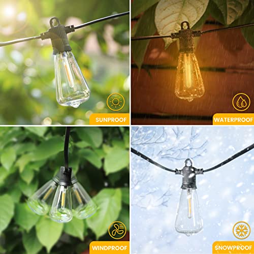 100FT Outdoor String Lights (100FT-Electric)