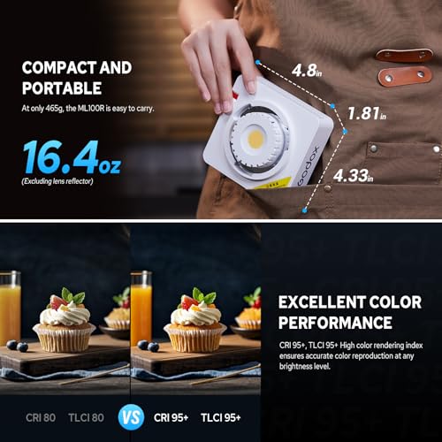 ML100R RGB COB Video Light