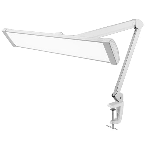 Ultra Bright 2300 Lumens LED Desk Lamp with Clamp (Daylight, Dimming / White)