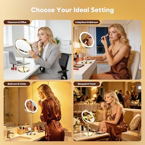 30X Makeup Mirror with Lights
